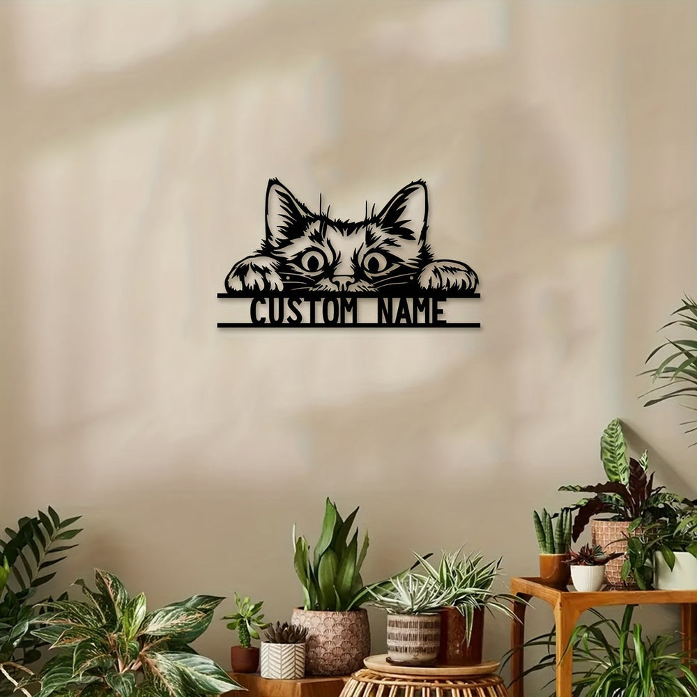 Custom Cat Metal Wall Art