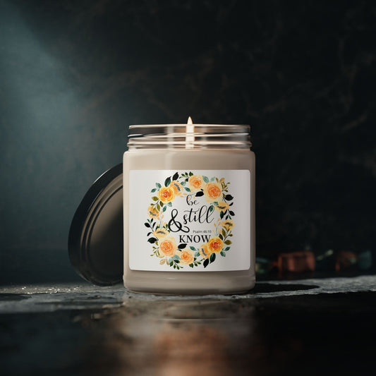 Be Still Scented Soy Candle, 9oz
