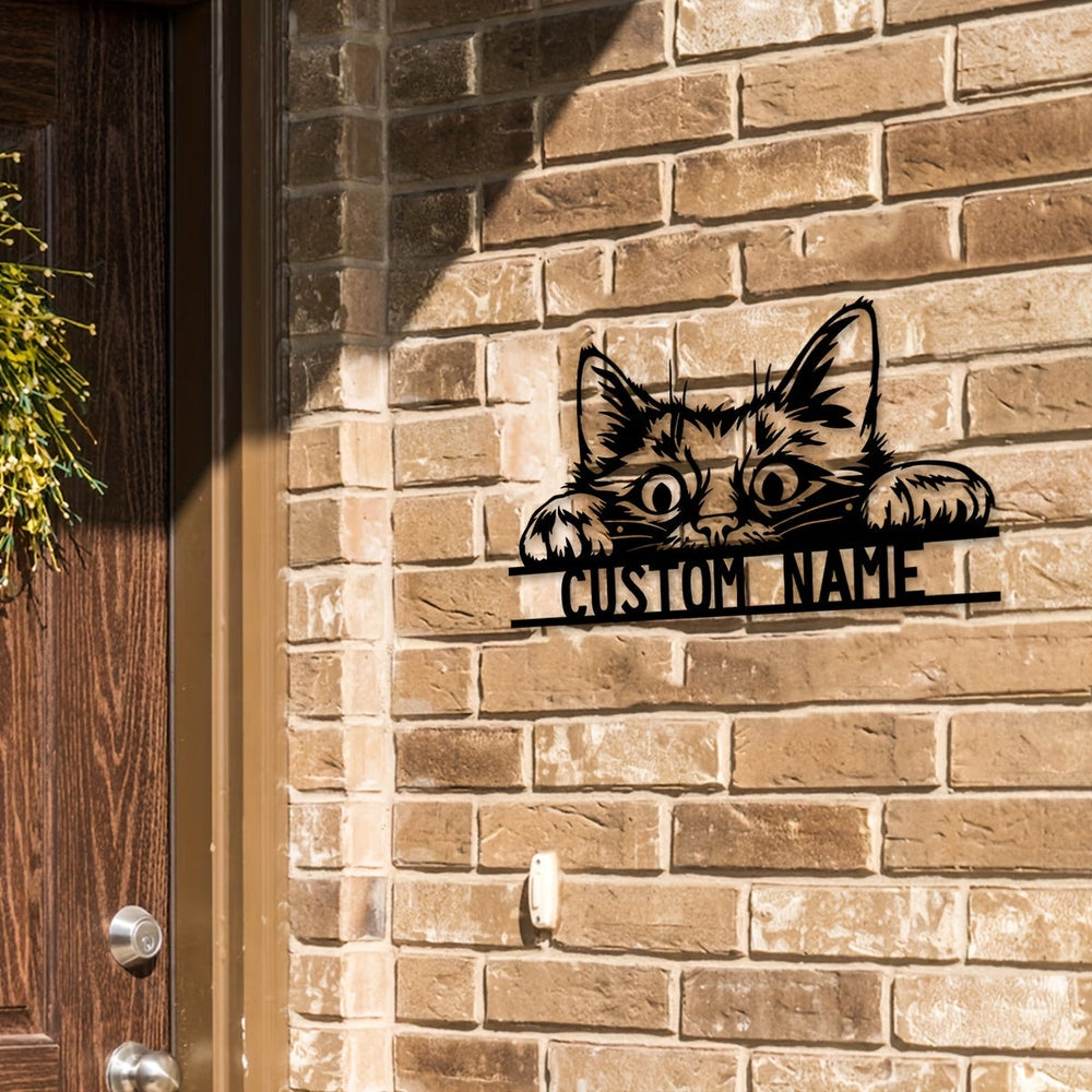 Custom Cat Metal Wall Art