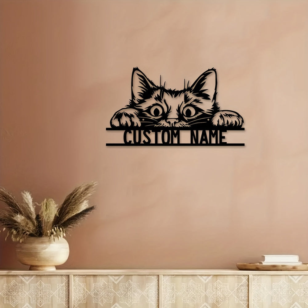 Custom Cat Metal Wall Art