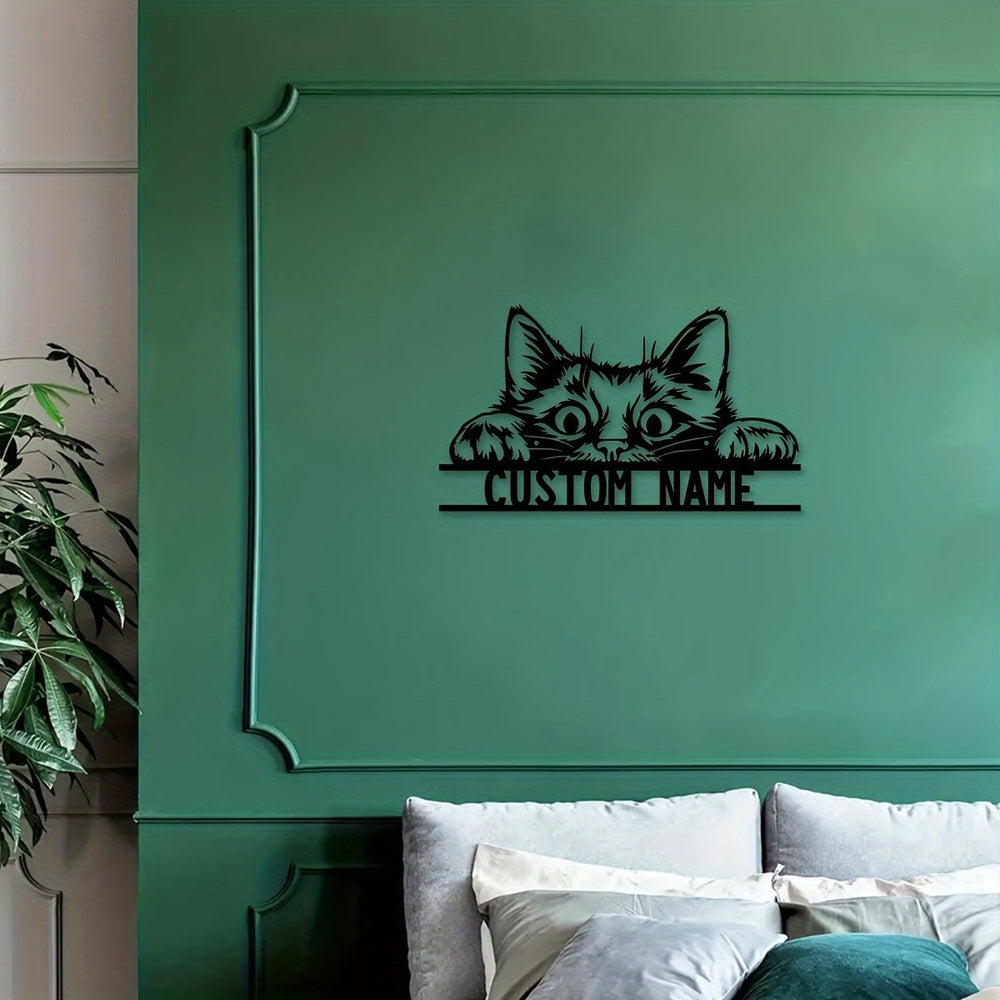 Custom Cat Metal Wall Art