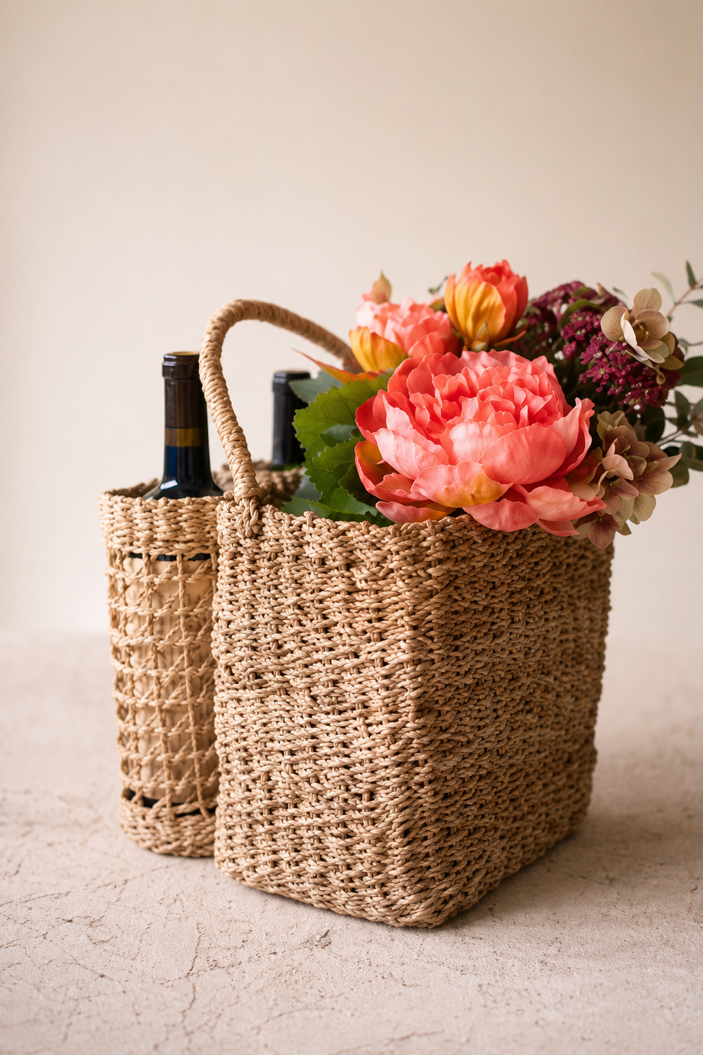 Seagrass Wine and Storage Basket