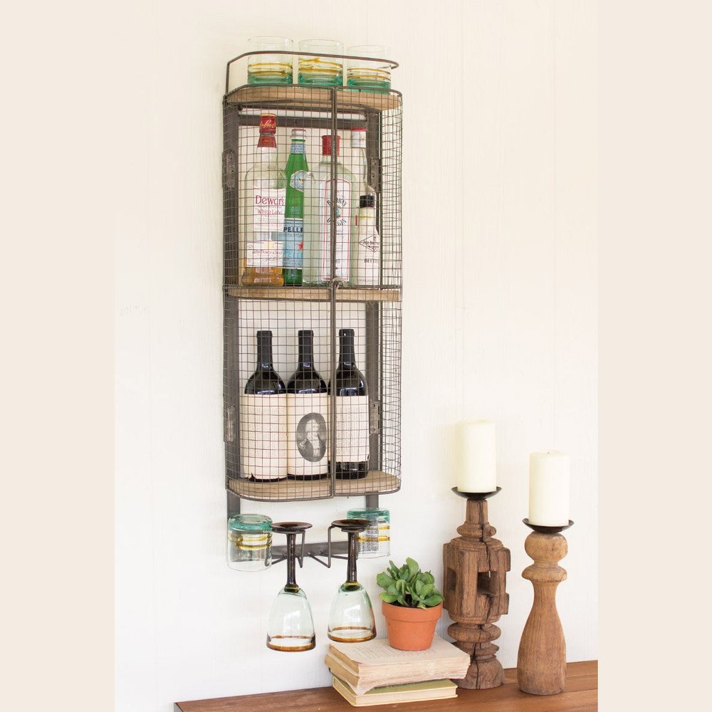 Wire Bar Storage Cabinet