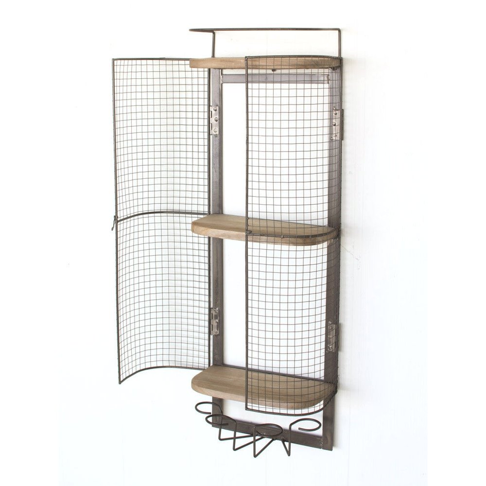 Wire Bar Storage Cabinet