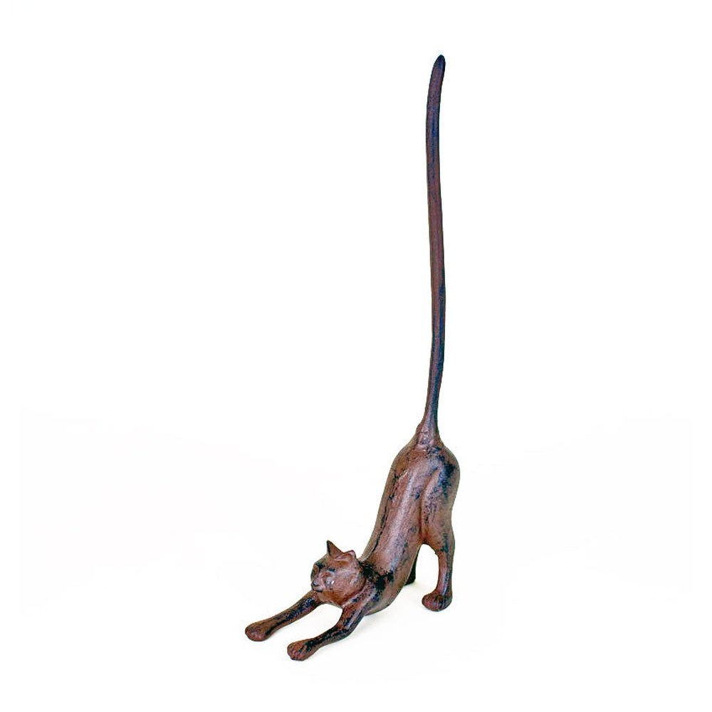 Cast Iron Cat Paper Towel Holder