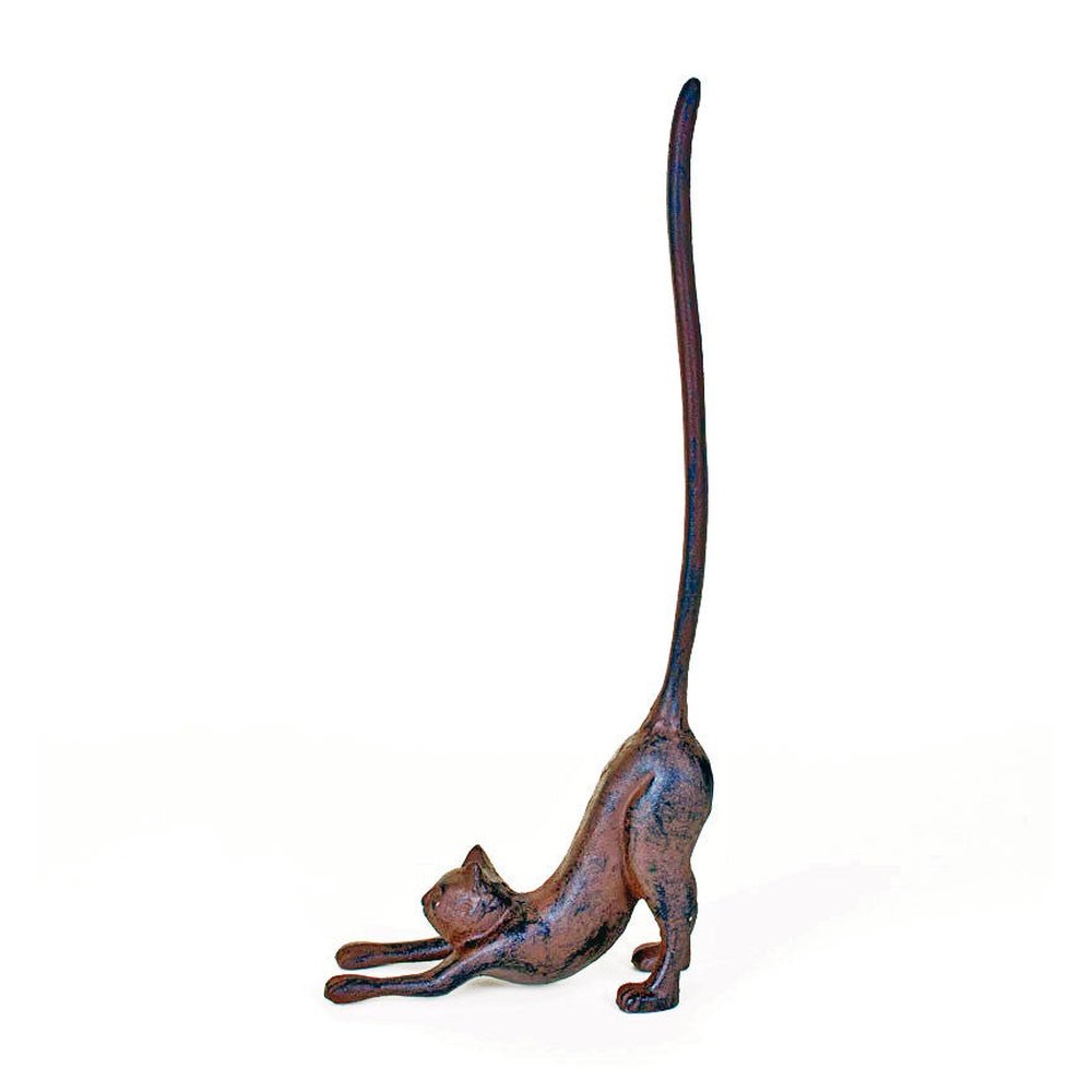 Cast Iron Cat Paper Towel Holder
