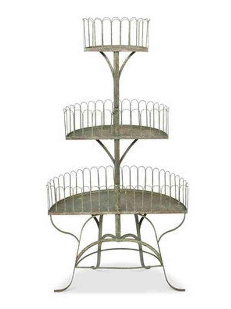 Iron Conservatory Tiered Shelf