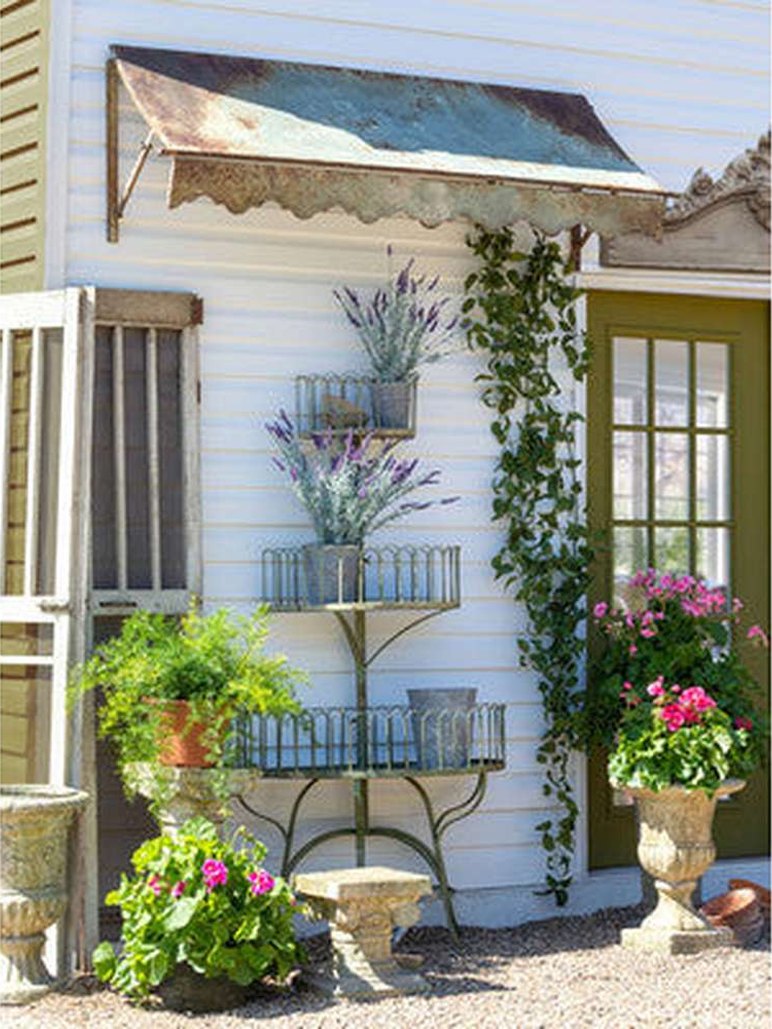 Iron Conservatory Tiered Shelf