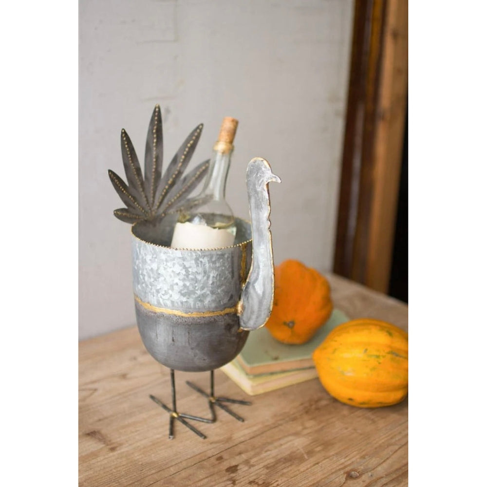 Galvanized Turkey Wine Chiller