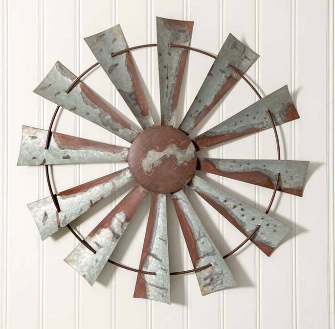 Rustic Windmill Wall Decor