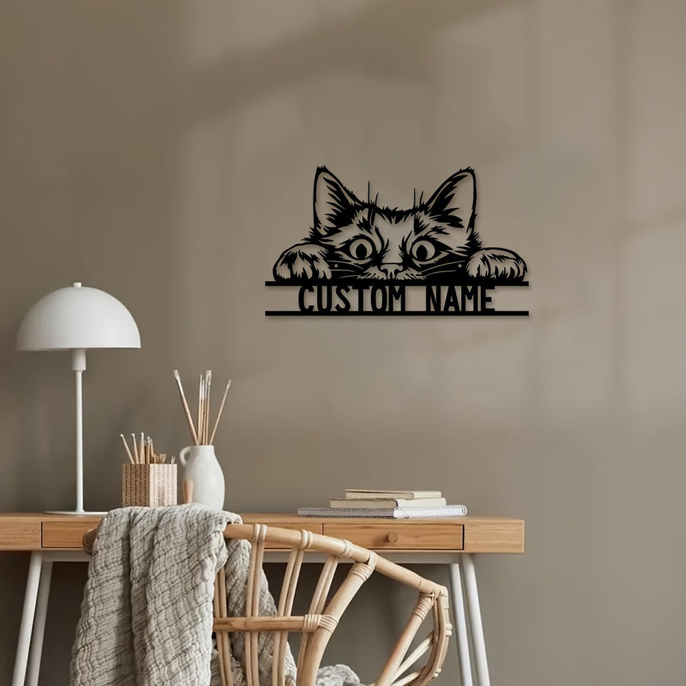 Custom Cat Metal Wall Art