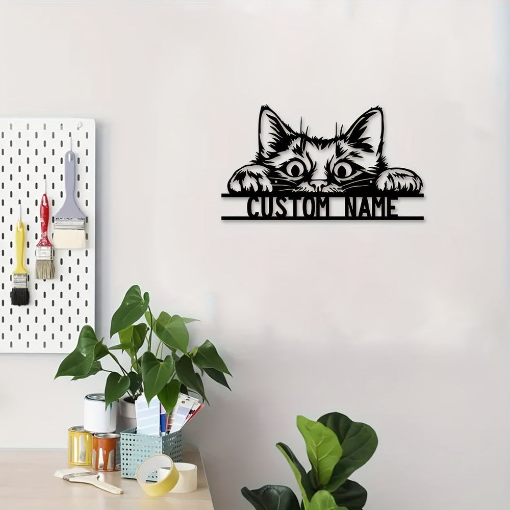Custom Cat Metal Wall Art