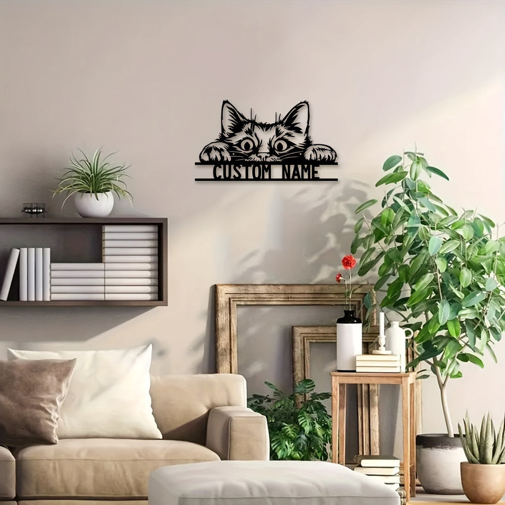 Custom Cat Metal Wall Art