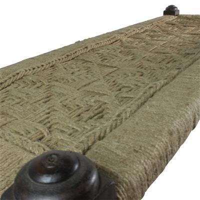 Hand Woven Jute Bench