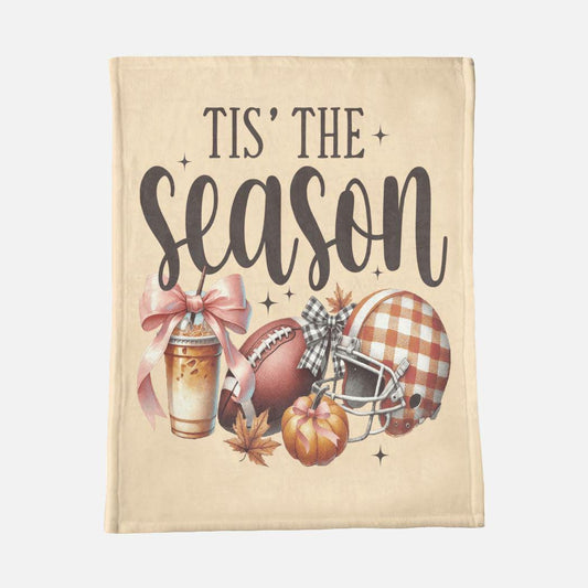 Tis The Season Minky Blanket - 30" x 40" Great Gift