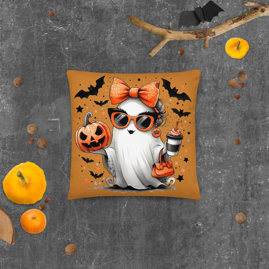 Boo-tifully Adorable Ghost Pillow