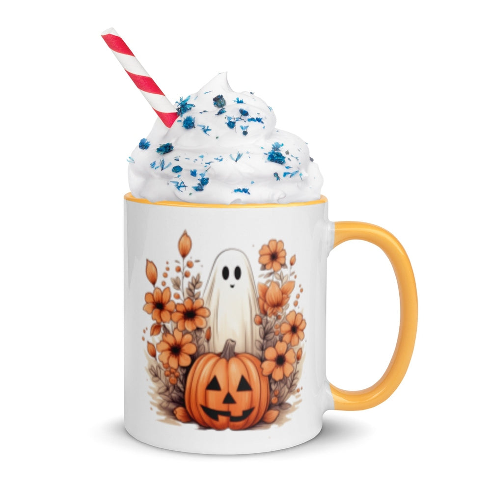 Pumpkin Ghost Mug