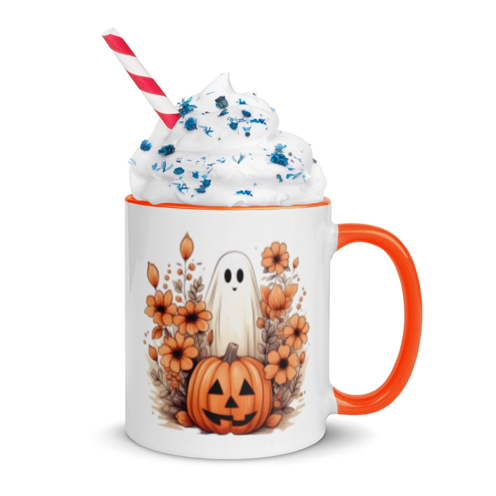 Pumpkin Ghost Mug
