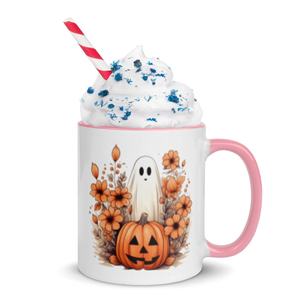 Pumpkin Ghost Mug