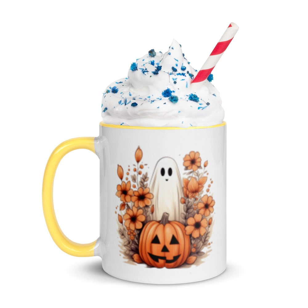 Pumpkin Ghost Mug