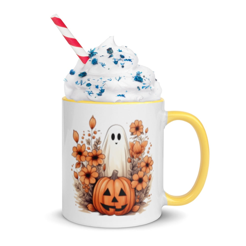 Pumpkin Ghost Mug
