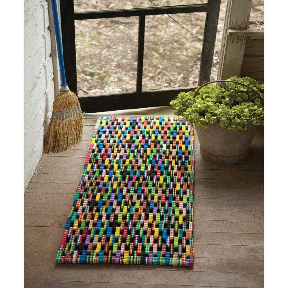 Large Recycled Flip Flop Doormat