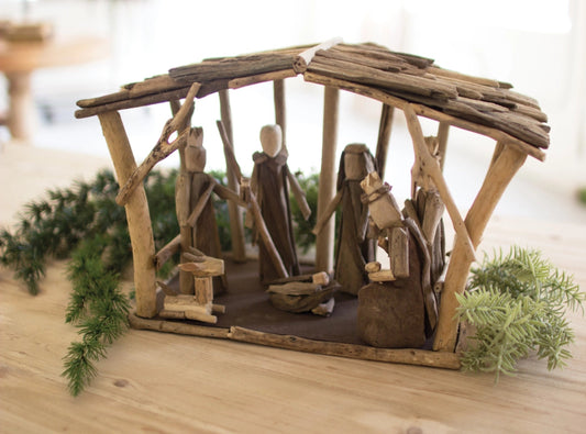 Driftwood Nativity