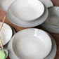 Oatmeal Ceramic Dinner Plates & Bowls- 12 Sets