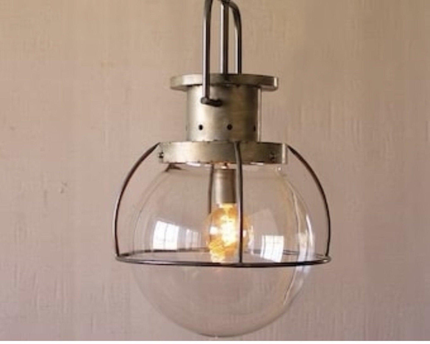 Glass Globe Pendant Light