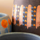 Hand-Painted Colorful Ceramic Vases, Set Of 3