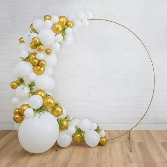 Gold Decorative Wedding Arc: Set of Six 7.5ft. Pieces