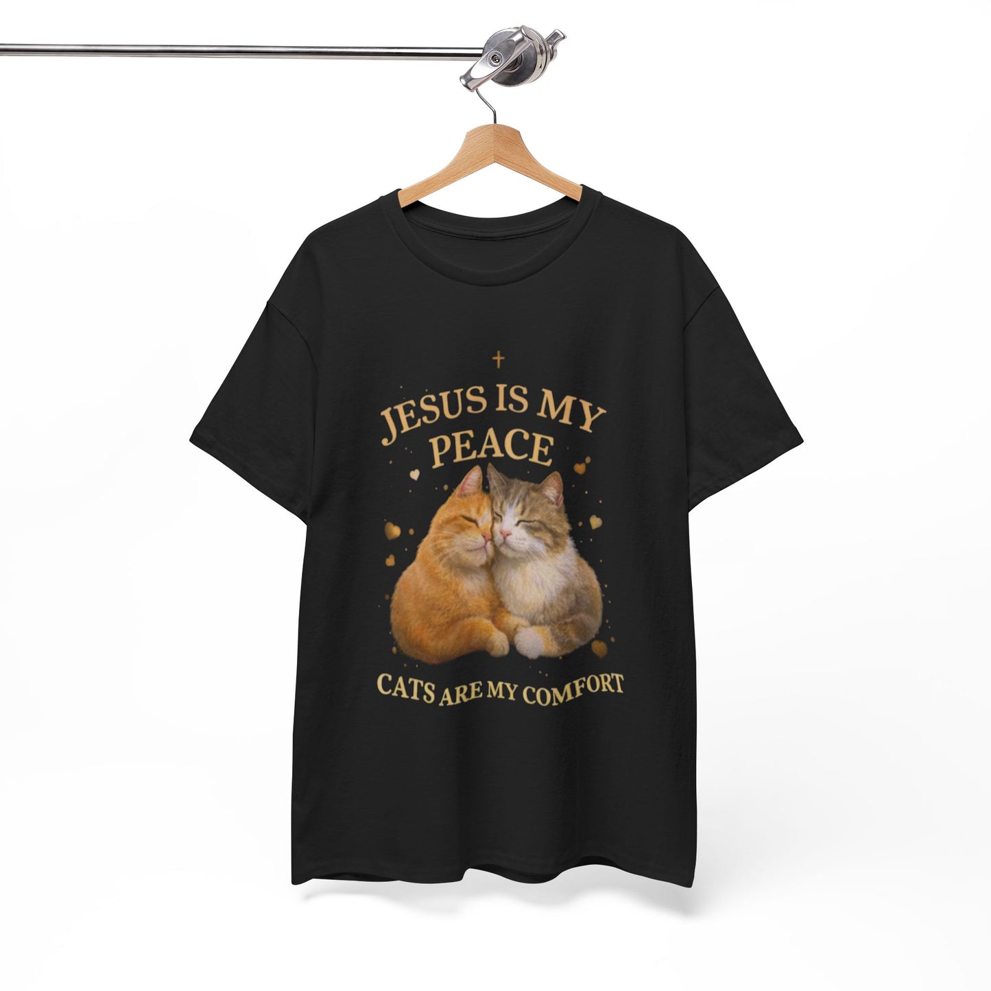 Jesus Is My Peace, Cats Are My Comfort T-Shirt
