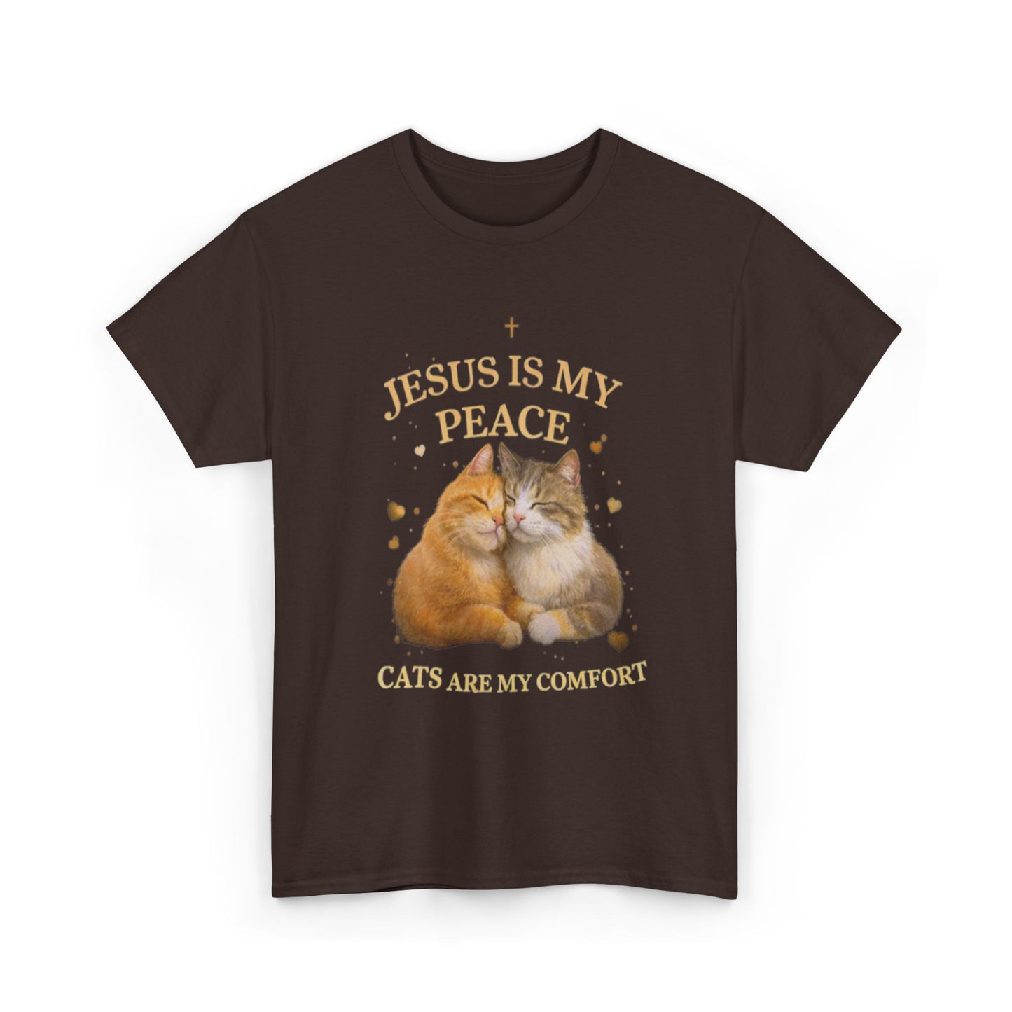 Jesus Is My Peace, Cats Are My Comfort T-Shirt
