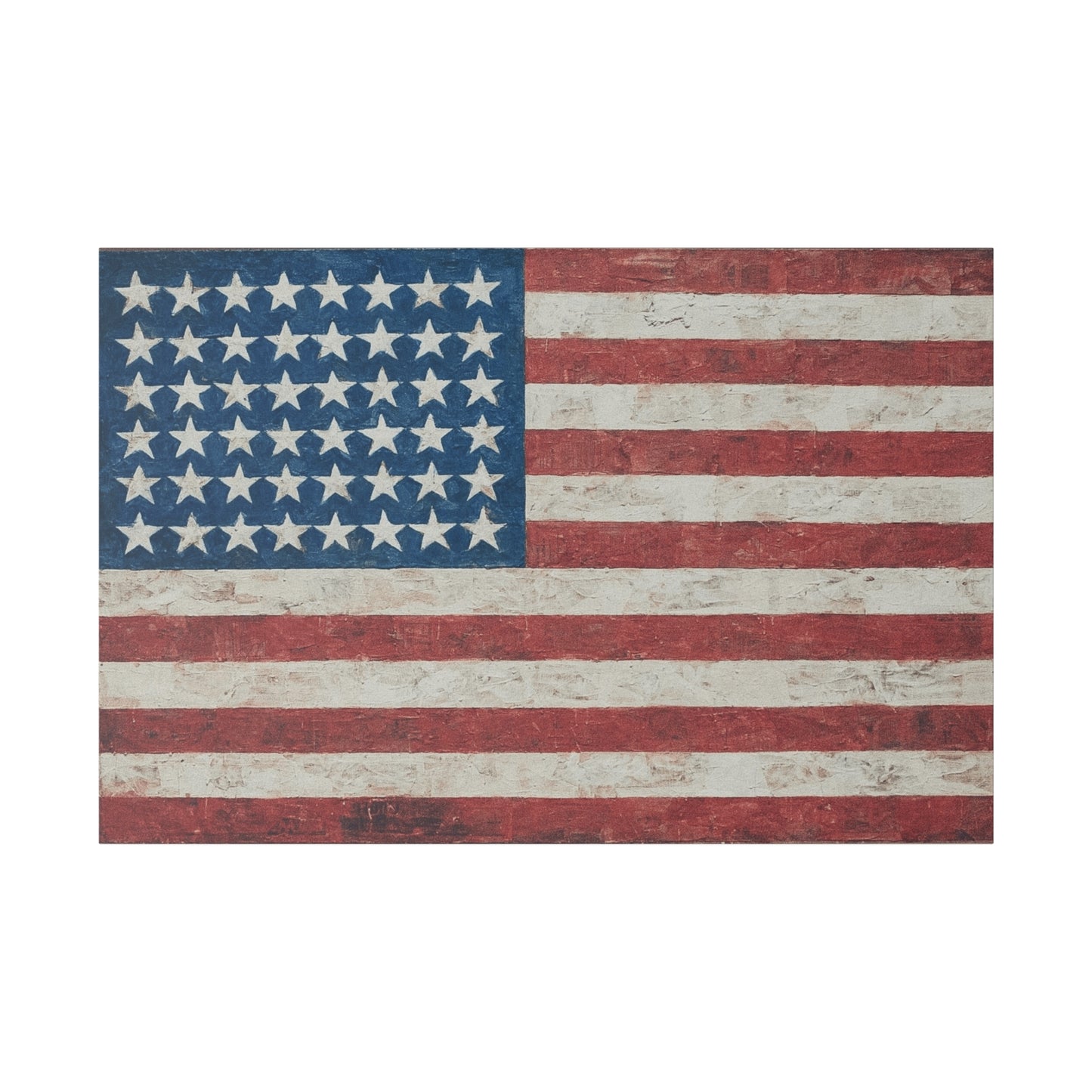 Canvas Print Vintage Flag