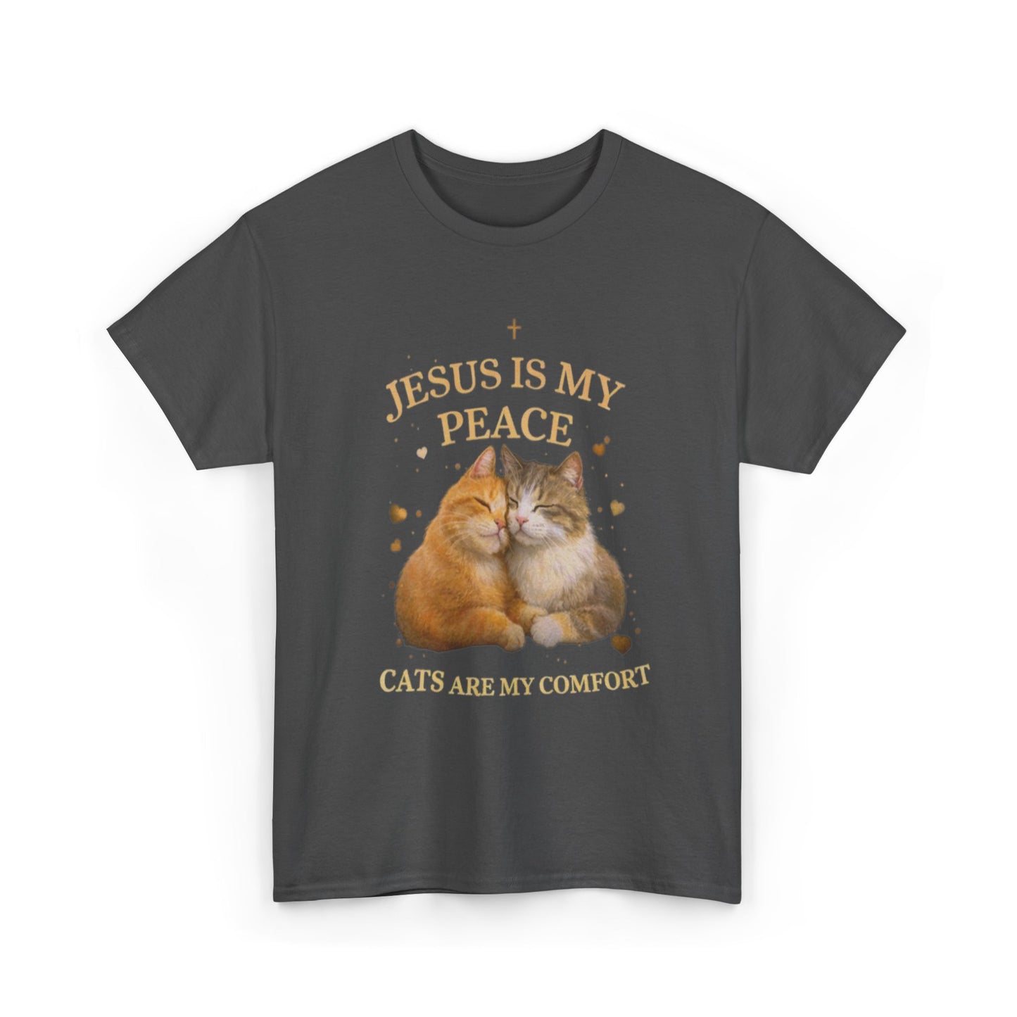 Jesus Is My Peace, Cats Are My Comfort T-Shirt