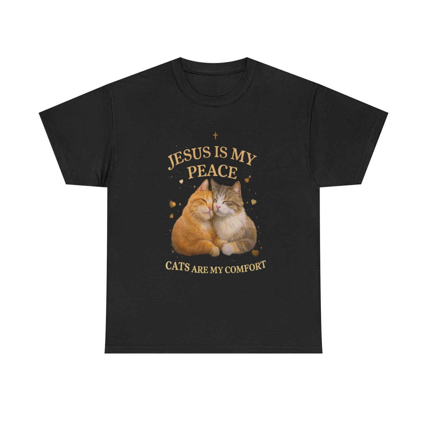 Jesus Is My Peace, Cats Are My Comfort T-Shirt