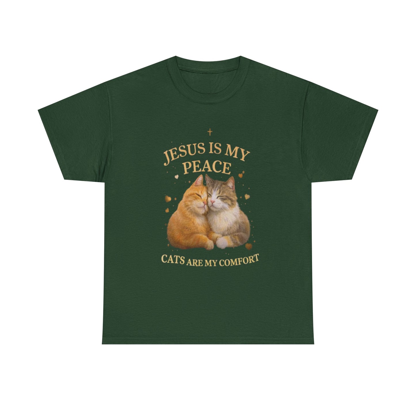Jesus Is My Peace, Cats Are My Comfort T-Shirt