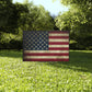 Vintage Flag Plastic Yard Sign