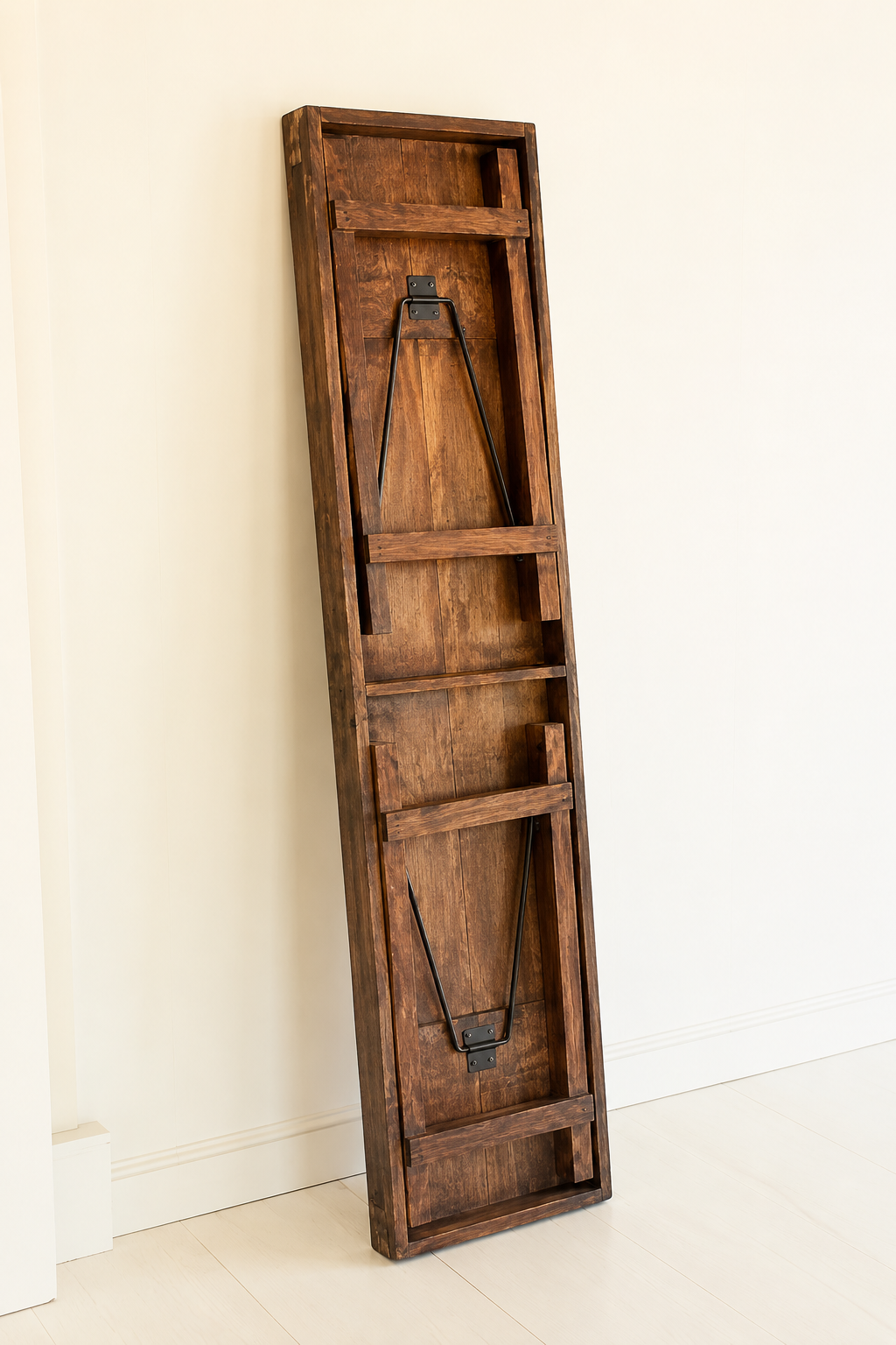 Antique Wooden Folding Console Table