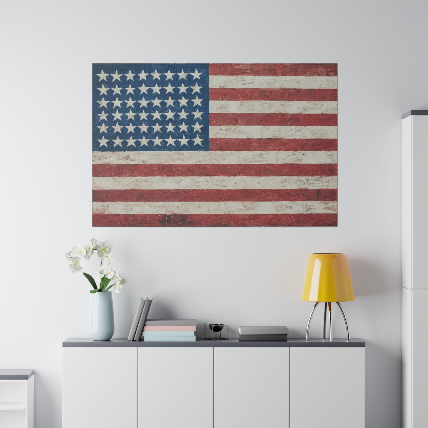 Canvas Print Vintage Flag