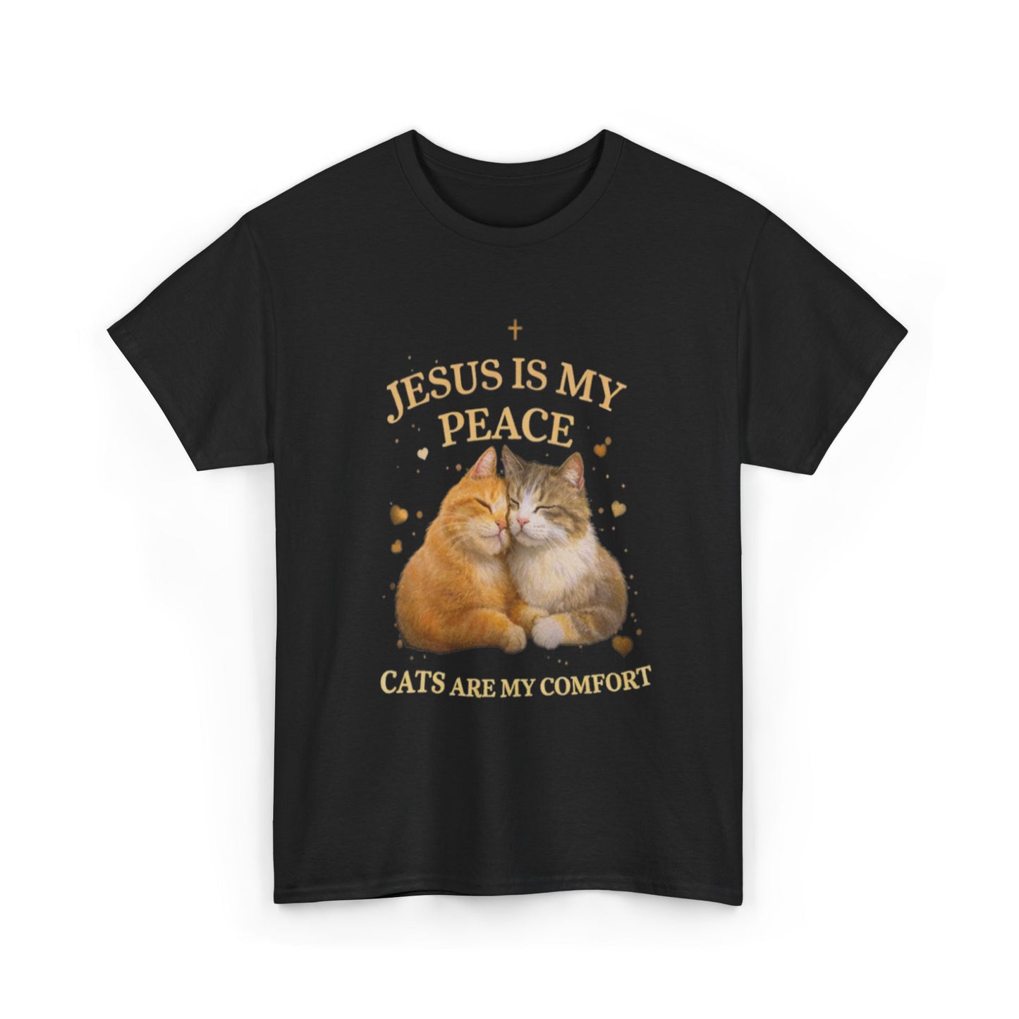 Jesus Is My Peace, Cats Are My Comfort T-Shirt