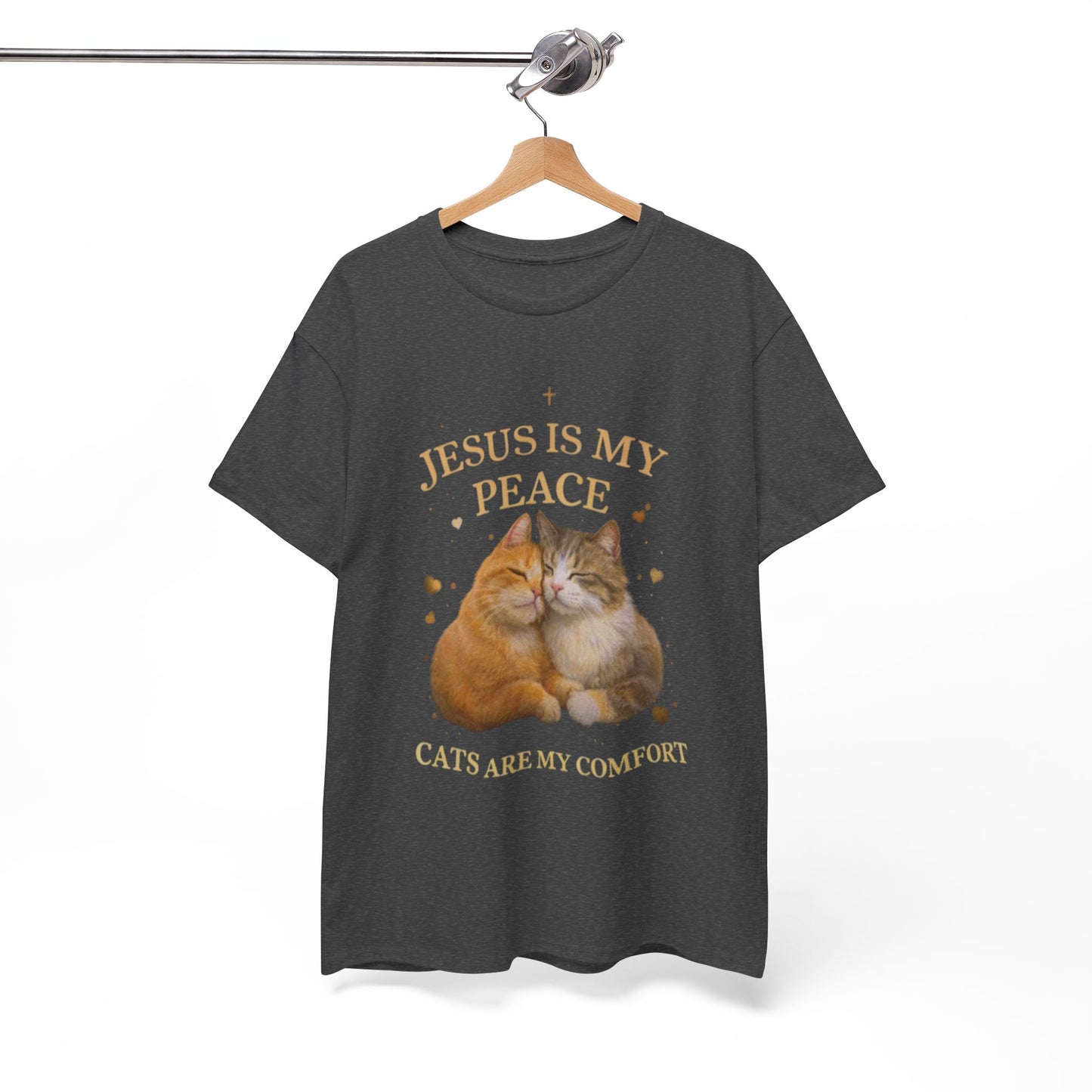 Jesus Is My Peace, Cats Are My Comfort T-Shirt