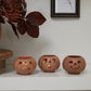 Grinning Pumpkin Votive Candle Holder Set of 6