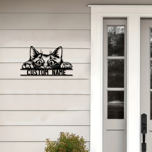 Custom Cat Metal Wall Art