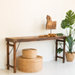 Antique Wooden Folding Console Table