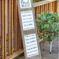 Porch Rules Hanging Sign