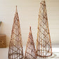 Set of 3 Nesting Twig Christmas Trees