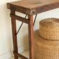 Antique Wooden Folding Console Table