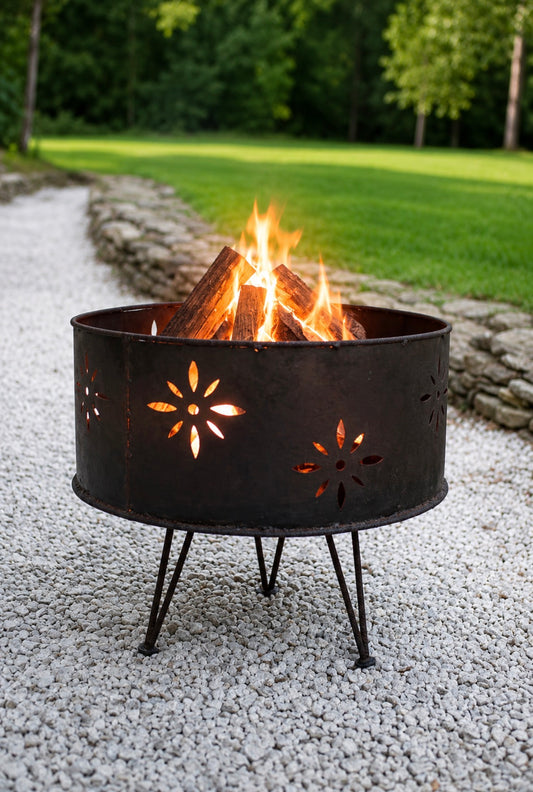 New Rustic Iron Fire Pit
