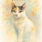 Francine  8x10 Watercolor Digital Download by artbyloriann